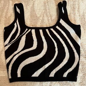 Stella Dallas zebra top
